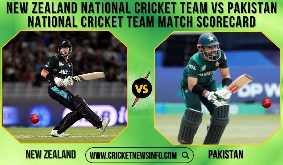 New Zealand National Cricket Team VS Pakistan National Cricket Team Match Scorecard